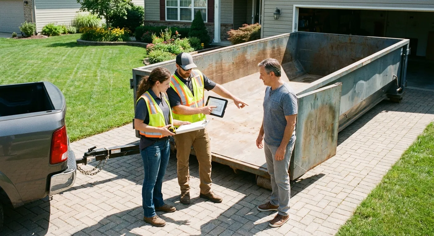 10 Yard Dumpster Rental Process in Waterbury, CT
