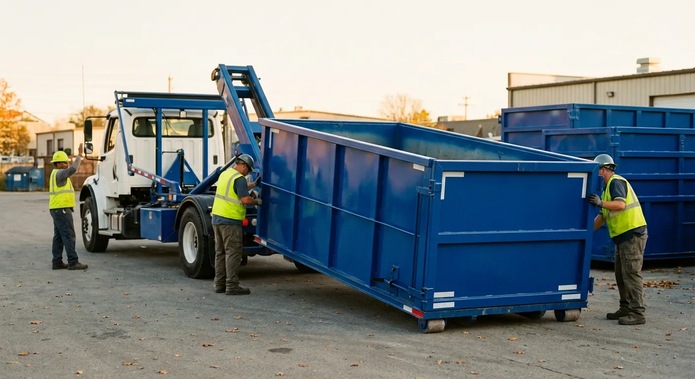 Commercial waste management and dumpster rental logistics in Waterbury, CT
