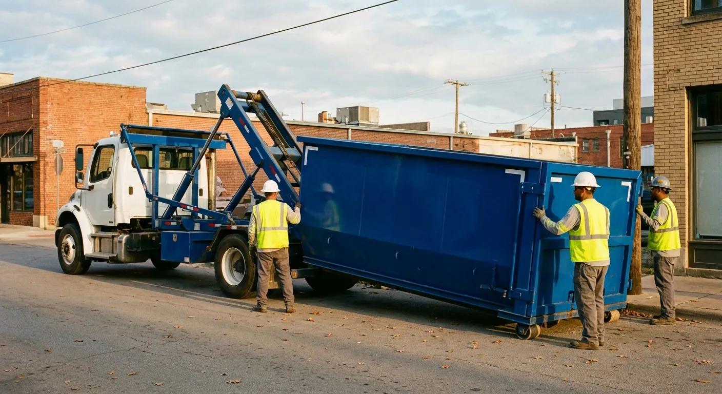 Dumpster rental service in Waterbury
