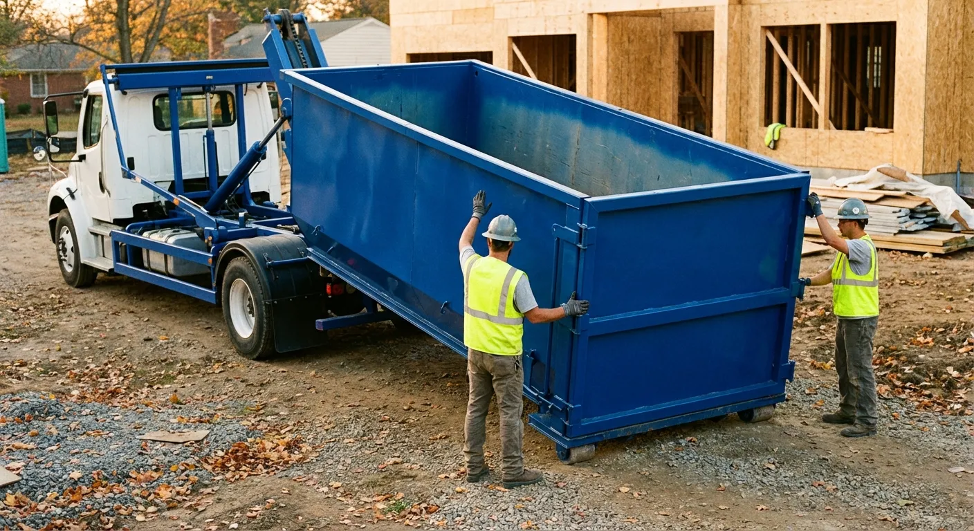 Construction dumpster delivery and waste management in Waterbury, CT