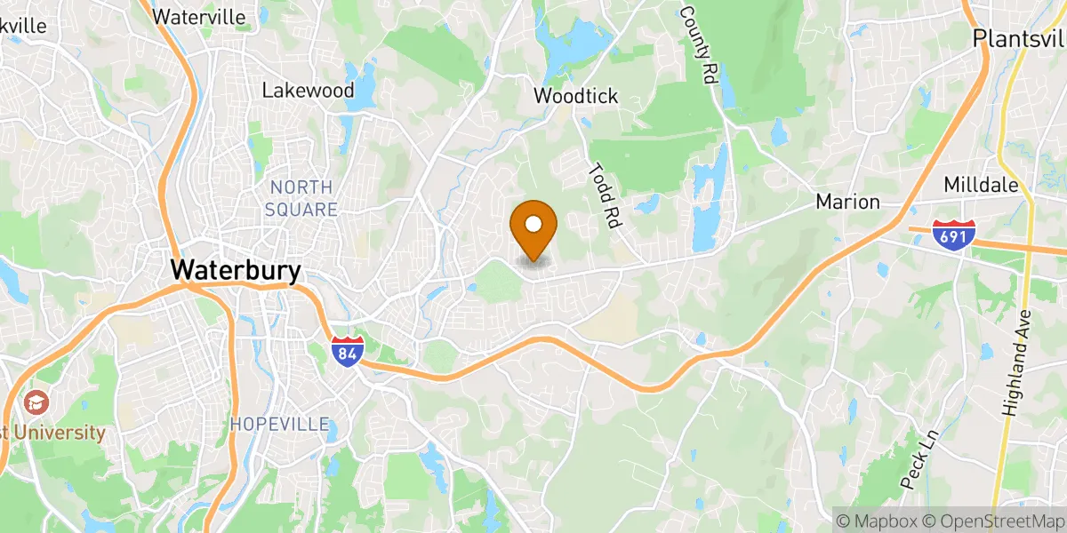 neighborhood map neighborhood map in Waterbury, CT