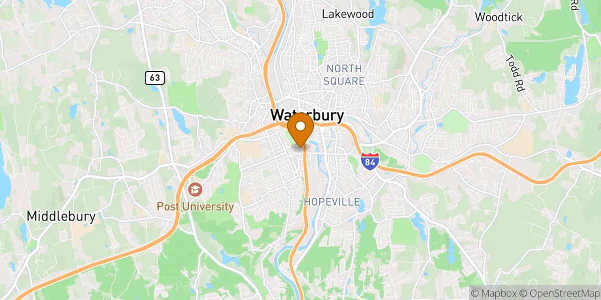 neighborhood map neighborhood map in Waterbury, CT