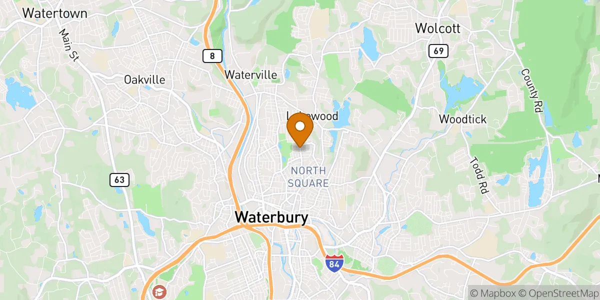 neighborhood map neighborhood map in Waterbury, CT