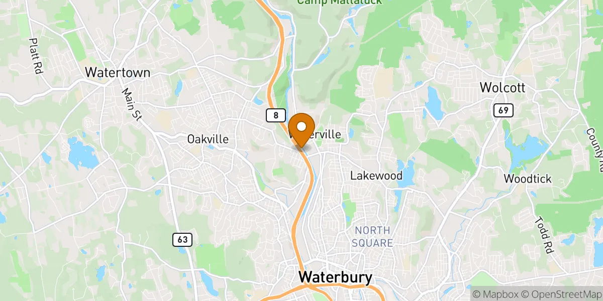 neighborhood map neighborhood map in Waterbury, CT