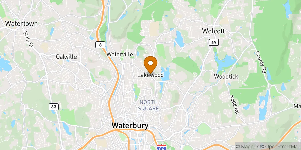 neighborhood map neighborhood map in Waterbury, CT