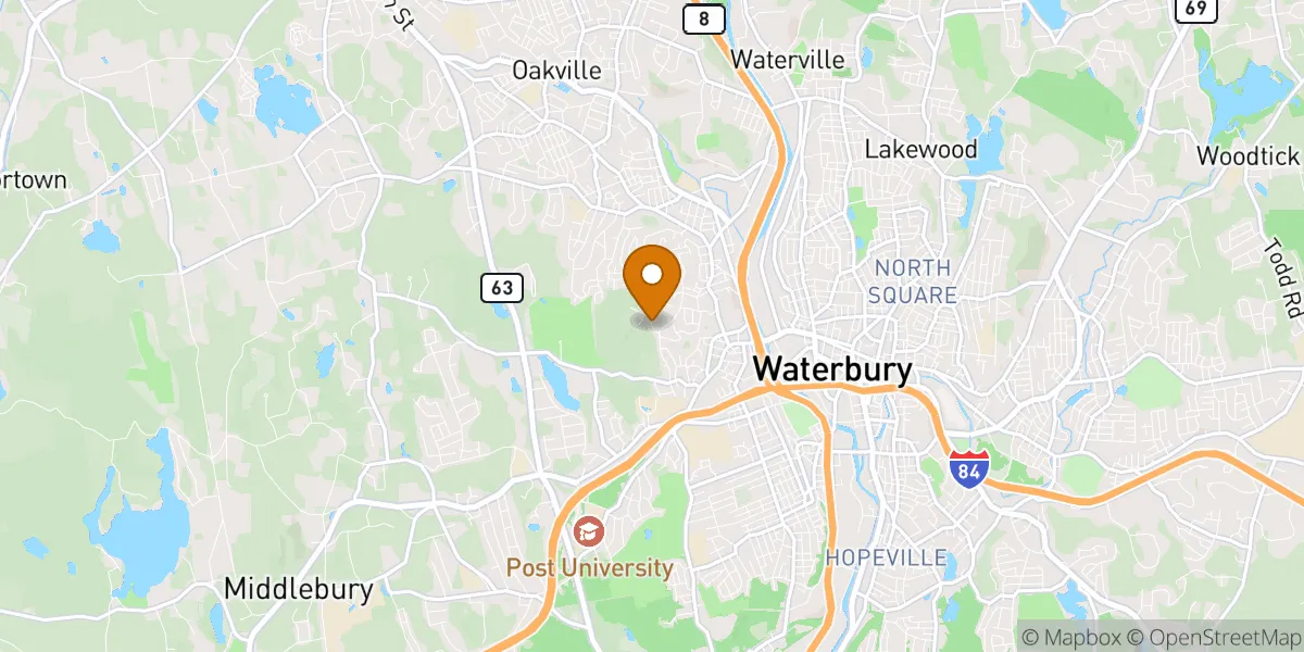 neighborhood map neighborhood map in Waterbury, CT