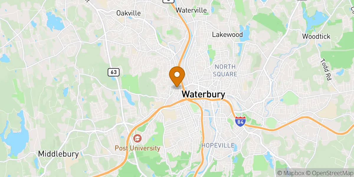 neighborhood map neighborhood map in Waterbury, CT