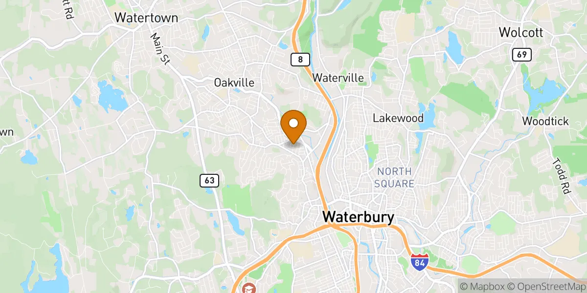 neighborhood map neighborhood map in Waterbury, CT